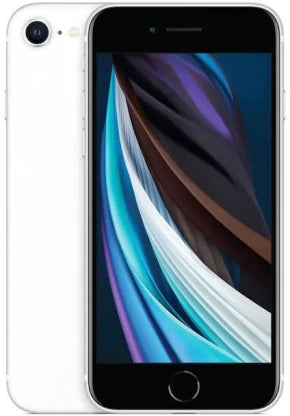 Preowned Apple iPhone SE 2020 (64GB, 3GB RAM) in White - 75% Battery Health + 5000 mAh Power Bank Included