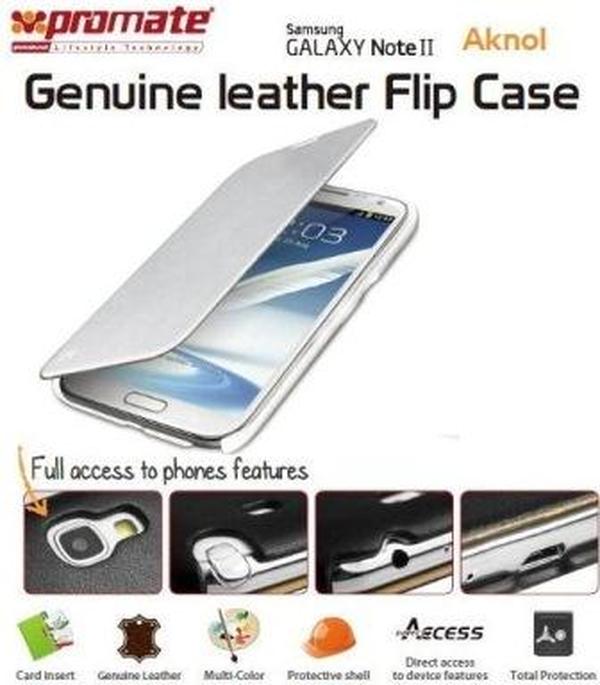 Promate Aknol Elegant Book-Style Leather