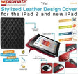 Promate iPose.10-Stylized Leather Design Cover