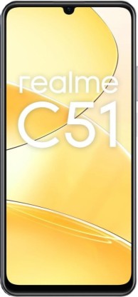 Realme C51 Dual SIM Smartphone - 4GB RAM, 128GB Storage, 50MP Camera, 5000mAh Battery - Carbon Black
