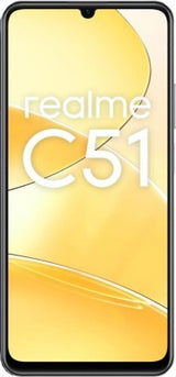 Realme C51 Dual SIM Smartphone - 4GB RAM, 128GB Storage, 50MP Camera, 5000mAh Battery - Carbon Black