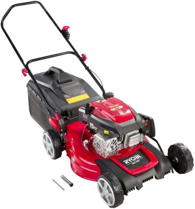 Ryobi Lawnmower Petrol 190Cc 4-Stroke Fuel Rotary Self Propelled Lawn Mower (Red)