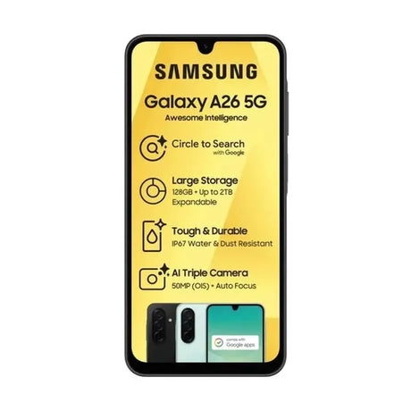 Samsung Galaxy A26 5G (Light Green, 128 GB) (6 GB RAM)