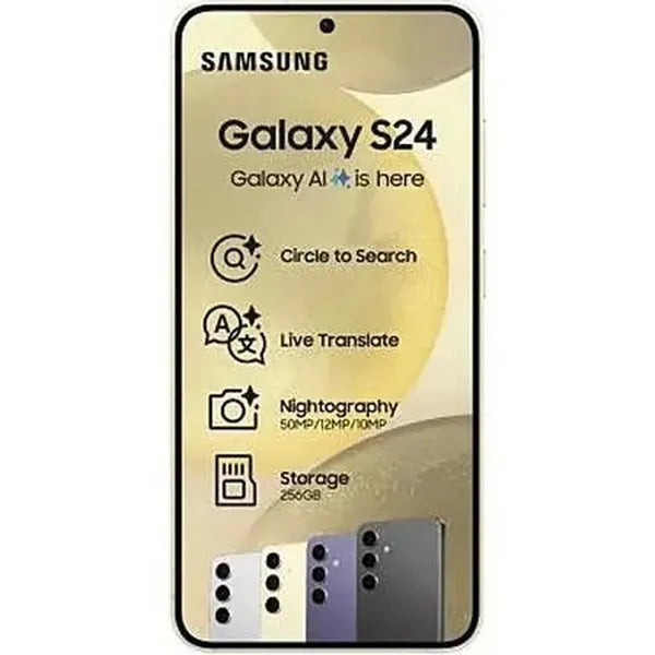 Samsung Galaxy S24 256GB Amber Yellow - SM-S921BZYCAFA