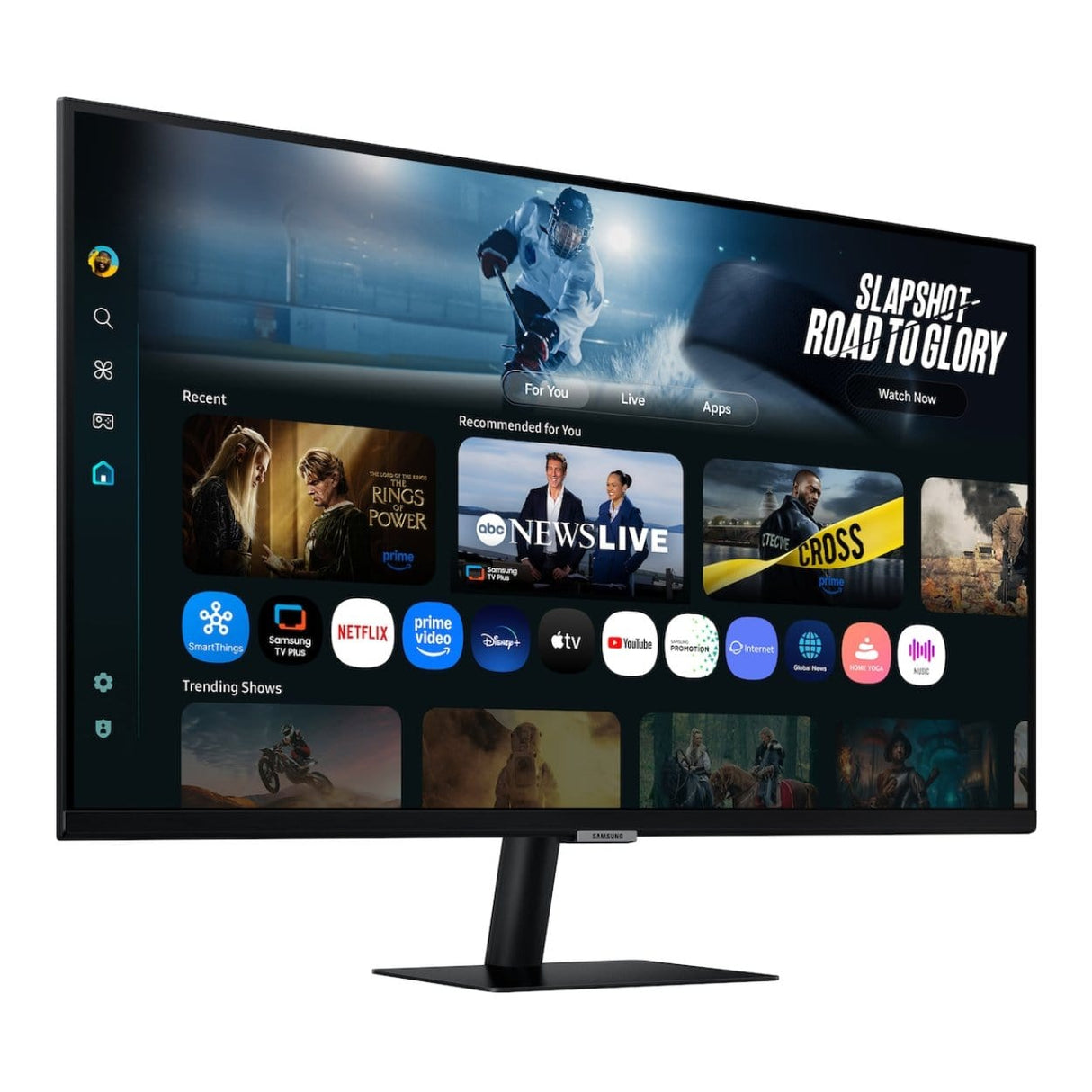 Samsung M7 M70F 32-inch 3840 x 2160p 4K UHD 16:9 60Hz 4ms LED VA AI Smart Monitor LS32FM700UAXXA