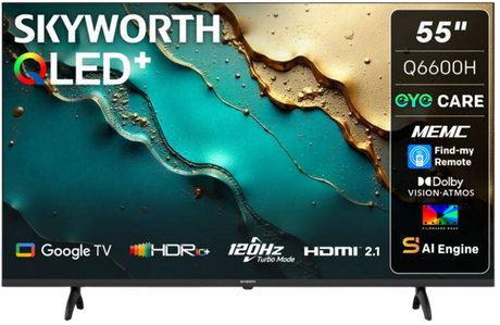 Skyworth 55-Inch QLED Google LED TV