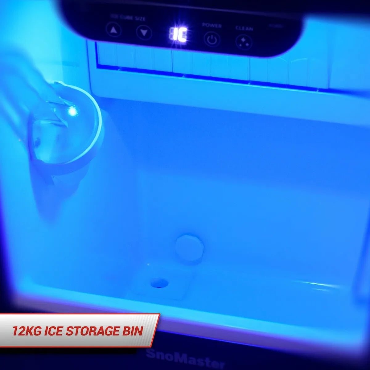 SnoMaster 30kg Plumbed-In Bullet Type Ice Maker - SMIC-25