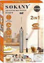 Sokany 2 IN 1 USB Rechargeable Milk Frother & Egg Beater
