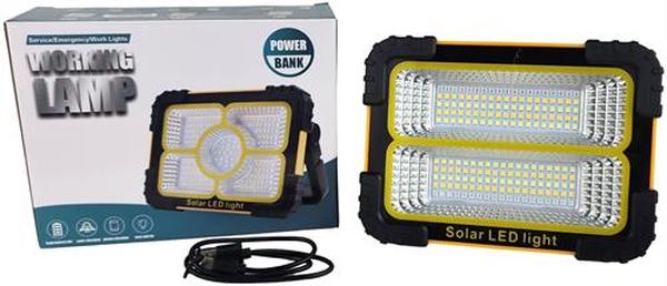 Solarix Floodlamp 30w Solar Portable Rechargeable LED High