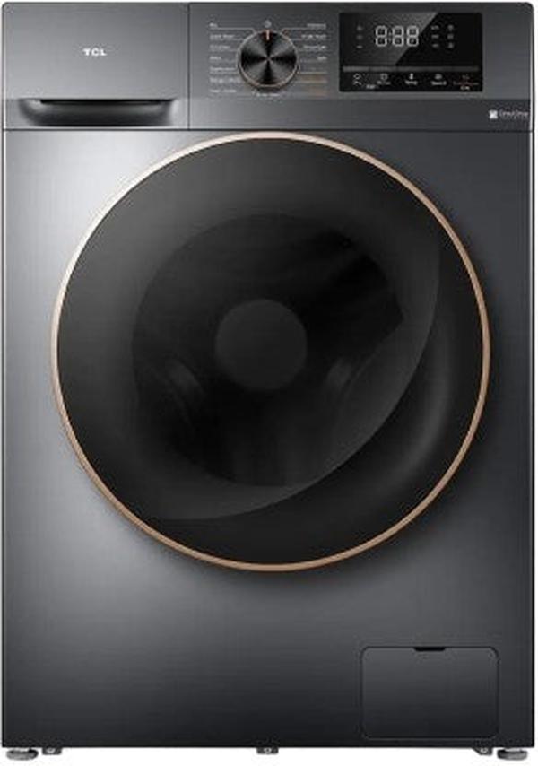 TCL 8 kg P1108FLG Front Loading Washing Machine - Grey, DD Motor, Spray Wash, Drum Clean