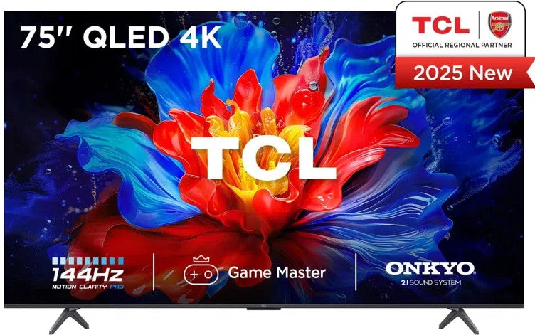 TCL P8K UK 4K 75 Inch QLED HDR Smart TV