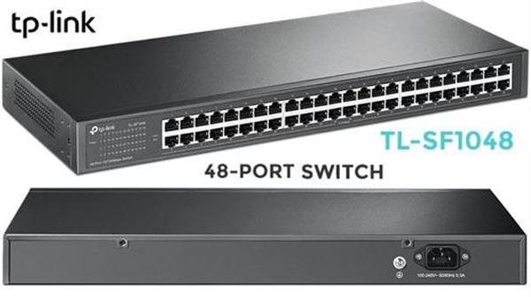 TP Link 48 Port 10 100Mbps Rackmount Switch