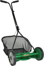 Tandem Push Mower 16Inch Lite With Grass Box Manual Cylinder Push Lawn Mower (Green,black)