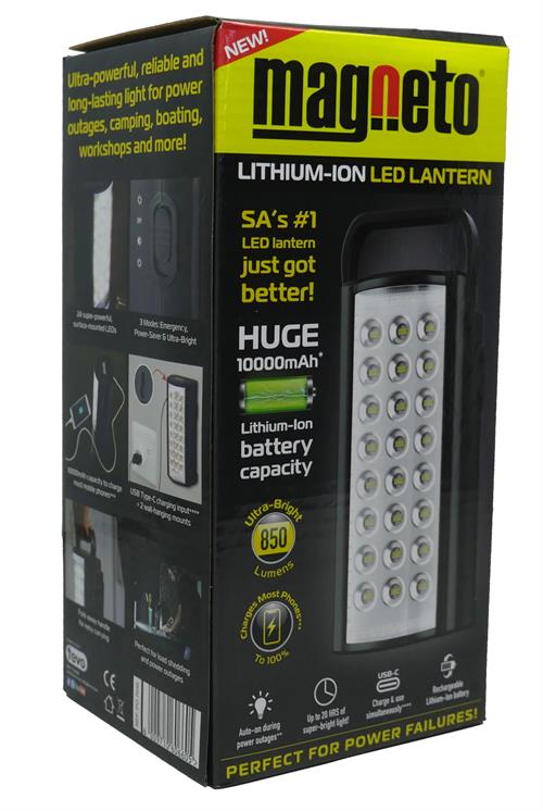 Tevo Magneto 3.0 Black LED Lantern Lithium Ion