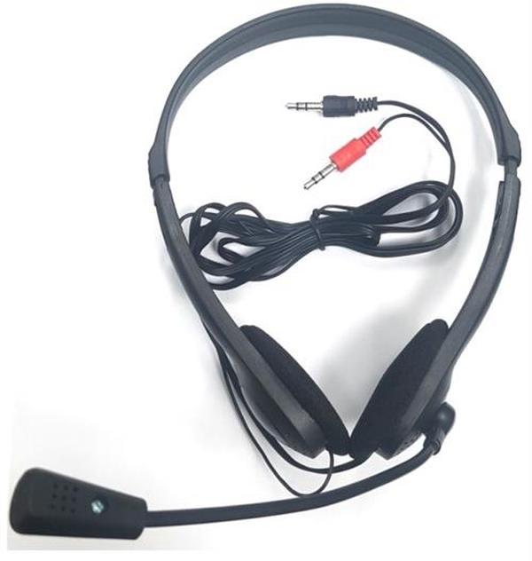 Unique Stereo HeadPhone with Microphone Black colour