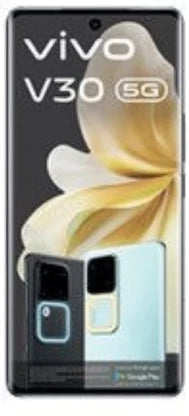 Vivo V30 5G - Noble Black, 512GB Storage, 12GB RAM | Stunning 6.78" FHD+ AMOLED 120Hz Display | Snapdragon 7 Gen 3 | 50MP Dual Camera | 5000mAh 80W Fast Charging