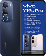 Vivo Y19s Pro 4G Dual Sim - 256GB Black | 12GB RAM | Stunning Display & Camera