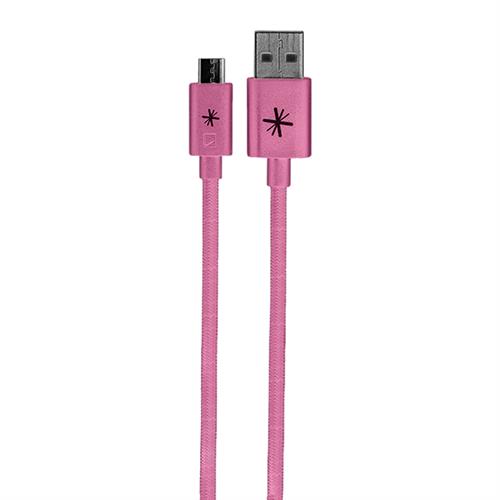 Whizzy Pink Extra Long Micro USB Charge And Data Sync Cable