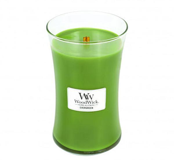 Woodwick Evergreen Large Jar Retail Box No warranty