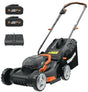 Worx WG743E Battery Rotary Push Lawn Mower (Black)