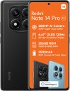 Xiaomi Note 14 Pro 4G Dual SIM 256GB - Stunning Black with 8GB RAM, Helio G100-Ultra Processor, 200MP OIS Camera, 120Hz AMOLED Display, and 5500mAh Battery