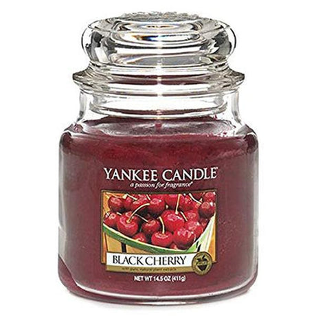 Yankee Candle Black Cherry Medium Jar Retail Box No
