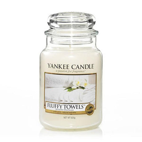 Yankee Candle Fluffy Towel Large Jar Retail Box No warranty