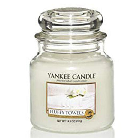 Yankee Candle Fluffy Towels Medium Jar Retail Box No
