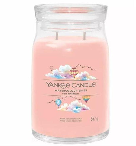 Yankee Candle Signature Collection Watercolor Skies Large Jar