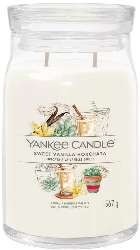 Yankee Candle Sweet Vanilla Horchata Signature Large Jar