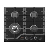 AEG 60cm Black Gas On Glass Hob With Timer - AEGZA60BIHT1