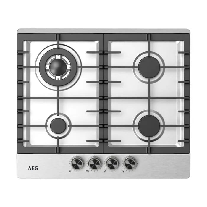 AEG 60cm Stainless Steel Gas Hob - AEGZA60BIH2