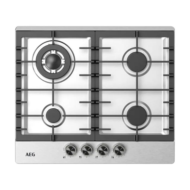 AEG 60cm Stainless Steel Gas Hob - AEGZA60BIH2