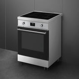 Smeg 60cm White Cooker Full Electric With Induction Hob - C6IMXT2