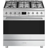 Smeg 90cm Stainless Steel Cooker With Gas Hob - C9MAXSSA2