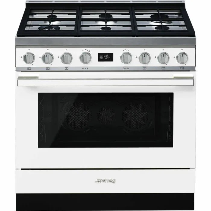 Smeg 90x60cm White Cooker - CPF9GPWH