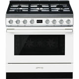 Smeg 90x60cm White Cooker - CPF9GPWH