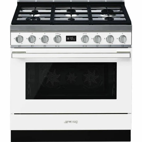 Smeg 90x60cm White Cooker - CPF9GPWH