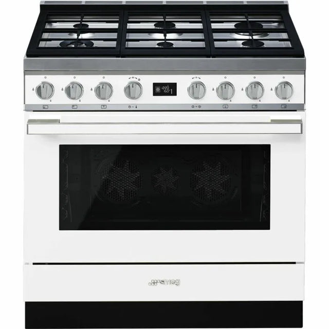 Smeg 90x60cm White Cooker - CPF9GPWH