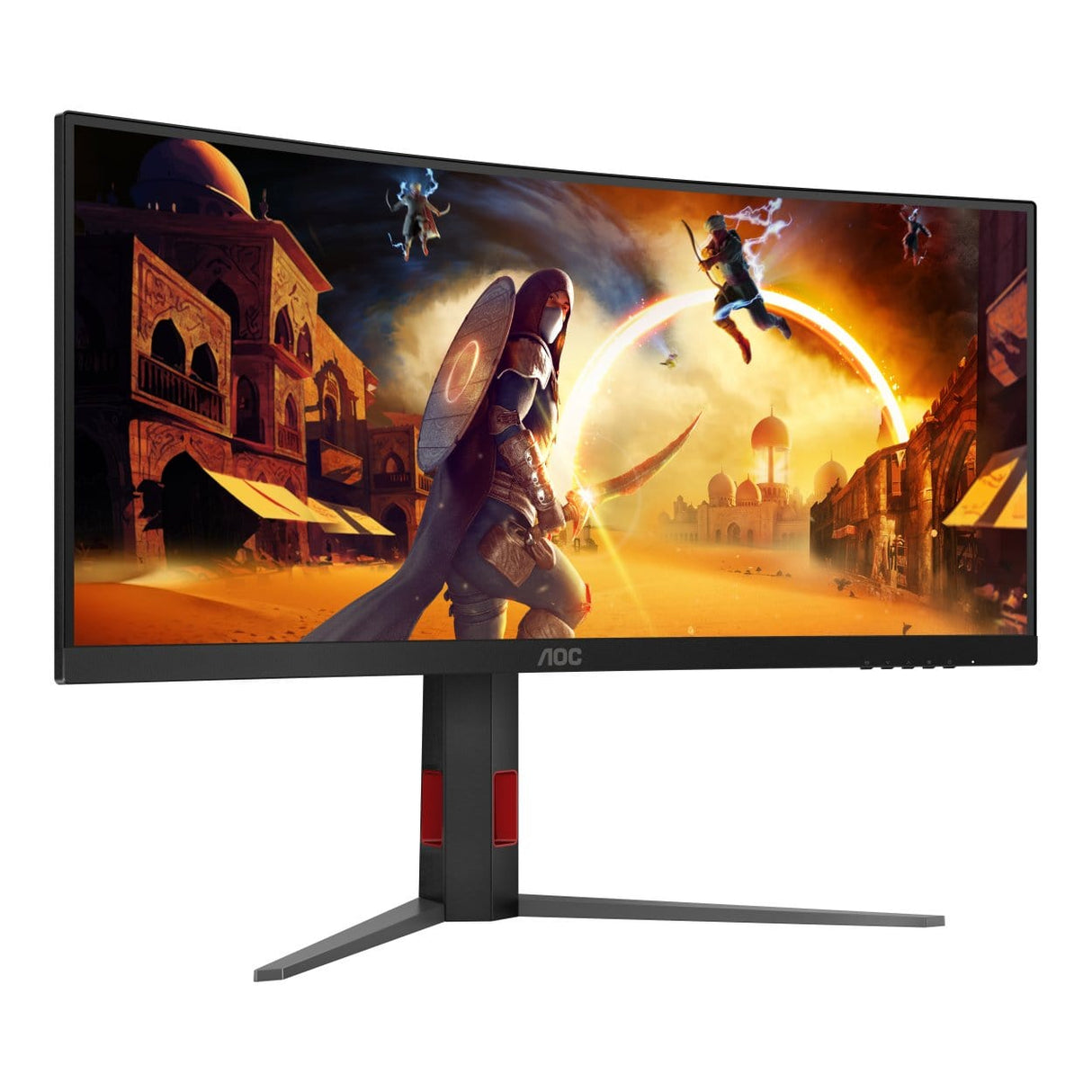 AOC CU34G4Z 34-inch 3440 x 1440p WQHD 21:9 240Hz 0.3ms LED VA Curved Gaming Monitor