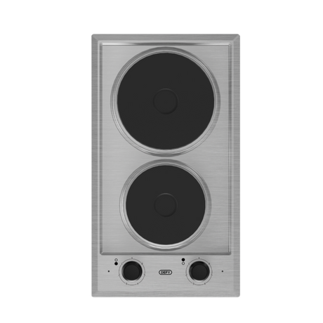 Defy 30cm Stainless Steel Solid Hob - DHD401