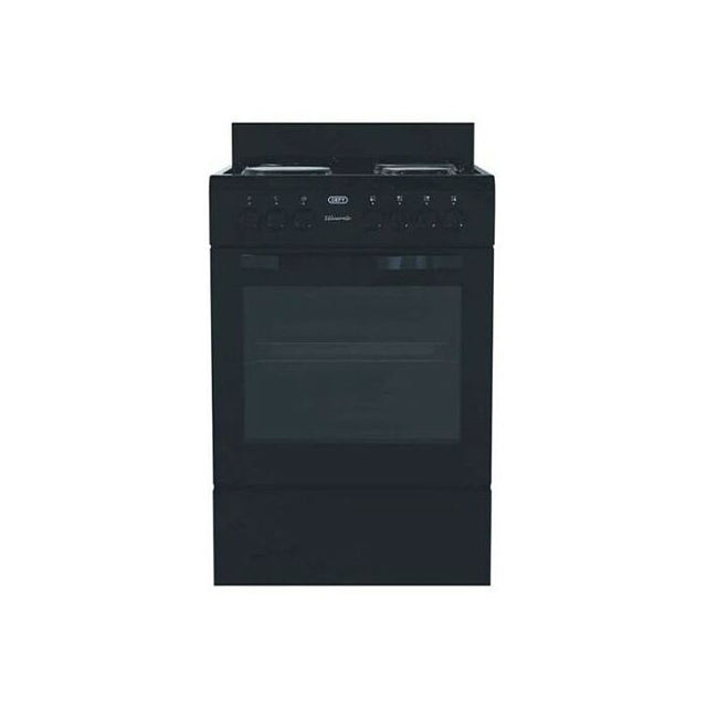 DEFY 60cm Black Stove F/Control - DSS612