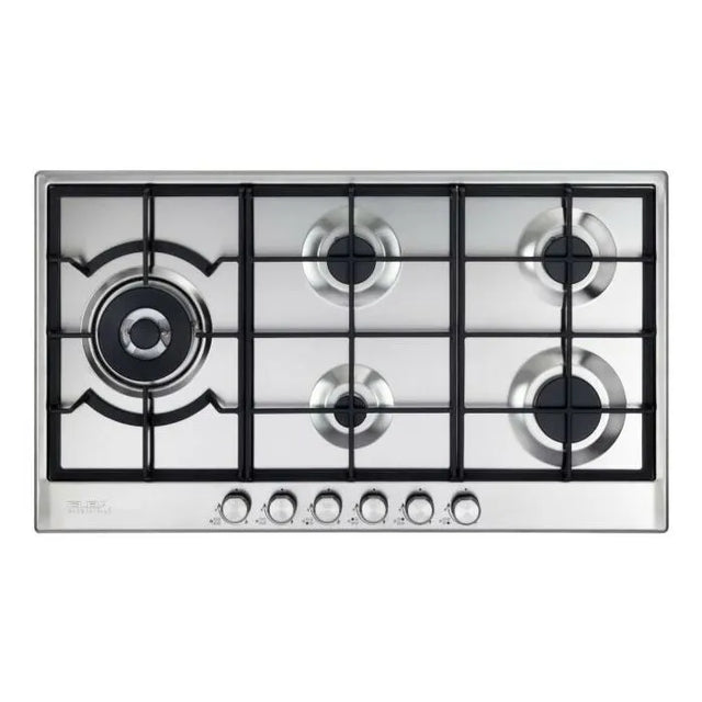 Elba 90cm Silver Gas Hob - 02/ELIO95-565