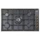 ELBA 90cm Black 5 Burner Gas Hob - 02/EN95-545AND