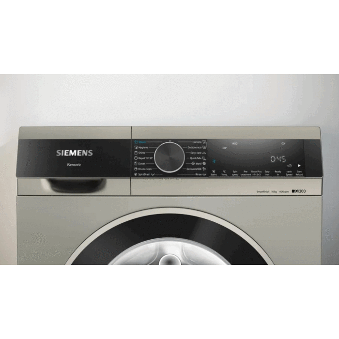 Siemens 10kg Silver Front Loader Washing Machine - WG54A20XZA