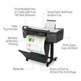 HP Designjet T830 24 Large Format Printer Wi-Fi Inkjet Colour 2400 x 1200 DPI Ethernet LAN