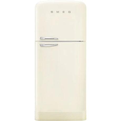 Smeg Retro Cream Free Standing Combi Fridge - FAB50RCR5