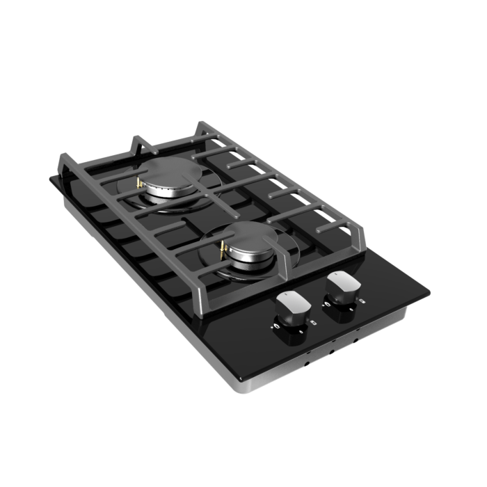 Falco 30cm Black Gas Hob - FAL-BGH-30