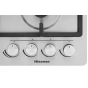 Hisense 60cm 4-Burner Gas Hob - HHU60GAGR
