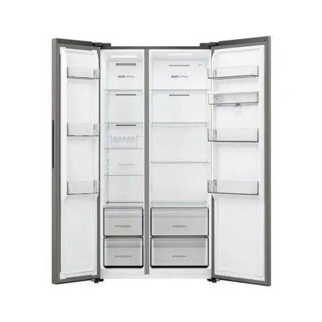 Hisense 541l Titanium Silver Side By Side Refrigerator - H680SIT-WD